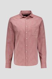 Photo produit 1 de Chemise rouge à imprimé discret de Ravøtt pour Hommes
