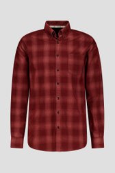 Photo produit 1 de Chemise rouge à l'aspect mélangé - Regular fit de Bluefields pour Hommes