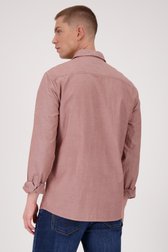 Chemise rouge douce à mouchetures de Casual Five pour Hommes
