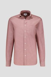 Chemise rouge douce à mouchetures de Casual Five pour Hommes