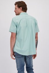 Le dos de Chemise turquoise en lin – Regular fit de Camel active pour Hommes