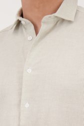 Chemise vert clair à structure fine de Casual Five pour Hommes