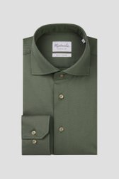 Photo produit 1 de Chemise vert olive – Slim fit  de Michaelis pour Hommes
