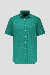 Chemise verte à manches courtes - Regular fit de Ravøtt pour Hommes