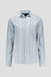 Chemise verte à rayures - Regular fit de Ravøtt pour Hommes
