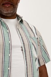 Chemise verte en look lin - regular fit de Jefferson pour Hommes