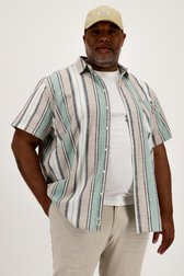 Chemise verte en look lin - regular fit de Jefferson pour Hommes