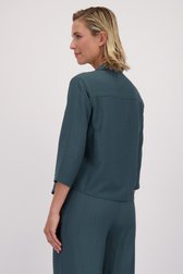 Le dos de Chemisier vert foncé de Claude Arielle pour Femmes