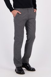 Le devant de Chino à carreaux gris - Vancouver - Regular fit de Brassville pour Hommes