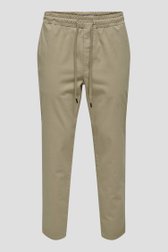 Chino beige avec taille élastique de ONLY & SONS pour Hommes