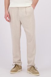 Détail de Chino beige clair avec des touches de lin de Only & Sons pour Hommes