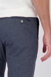 Détail de Chino bleu en look jean – Vancouver – Regular fit de Brassville pour Hommes