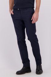 Détail de Chino bleu foncé - Louisiana - regular fit de Brassville pour Hommes