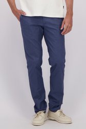 Détail de Chino bleu - Vancouver - Regular fit de Brassville pour Hommes