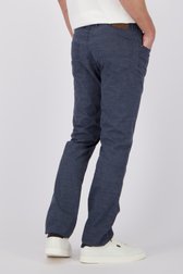 Chino bleue effet denim - Jackson - Regular fit de Brassville pour Hommes