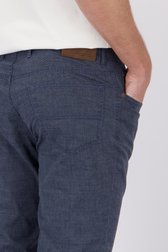 Chino bleue effet denim - Jackson - Regular fit de Brassville pour Hommes