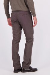 Le dos de Chino brun chiné – Louisiana – Regular fit de Brassville pour Hommes