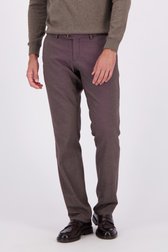 Le devant de Chino brun chiné – Louisiana – Regular fit de Brassville pour Hommes