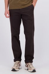 Détail de Chino brun foncé de Liberty Island pour Hommes