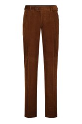 Chino en corduroy marron - Louisiana - regular fit de Brassville pour Hommes