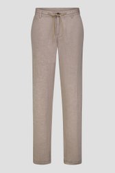 Photo produit 1 de Chino en lin beige chiné de Upper East pour Hommes