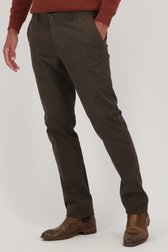 Chino marron - New York - Regular fit de Brassville pour Hommes