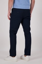 Chino texturé bleu foncé  de Casual Five pour Hommes