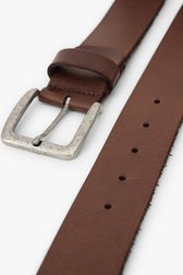 Cognac lederen riem met gesp van ONLY & SONS voor Heren
