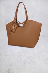 Productfoto 1 van  Cognac schoudertas met uitneembare binnentas door Laurent David voor Dames