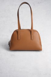 Achterkant van Cognacbruine handtas door Liberty Island voor Dames