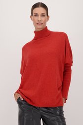 Col roulé orange mélangé de AC by Annelien Coorevits pour Femmes