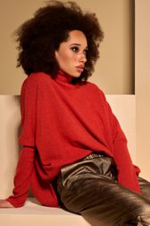 Col roulé orange mélangé de AC by Annelien Coorevits pour Femmes