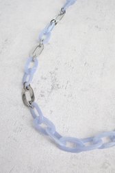Collier à maillons bleu clair de Liberty Island pour Femmes