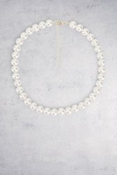 Le devant de Collier de perles écru	 de Liberty Island pour Femmes