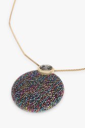 Collier long avec pendentif coloré de Liberty Island pour Femmes