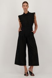 Combinaison noire avec broderie anglaise de More & More pour Femmes