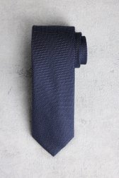 Cravate bleu marine avec motif à pois de Liberty Island pour Hommes