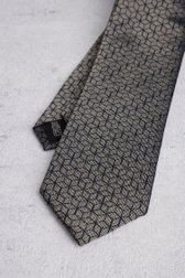 Cravate bleue avec motif hexagonal de Liberty Island pour Hommes
