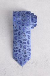 Cravate bleue avec motif paisley de Liberty Island pour Hommes