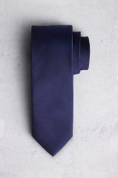 Cravate navy avec motif rayé de Liberty Island pour Hommes