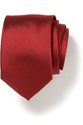 Cravate rouge en soie de Michaelis pour Hommes