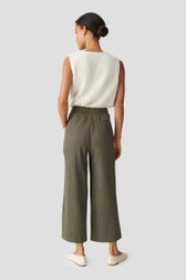 Culotte verte foncée avec structure - longueur 7/8 de Opus pour Femmes