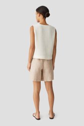Débardeur beige en maille de Opus pour Femmes
