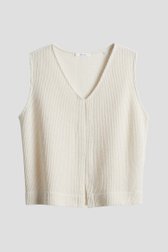 Débardeur beige en maille de Opus pour Femmes