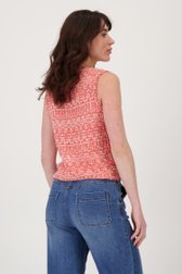 Débardeur en maille corail de Geisha pour Femmes