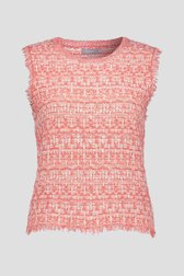 Débardeur en maille corail de Geisha pour Femmes
