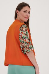 Débardeur orange avec boutons de Claude Arielle pour Femmes