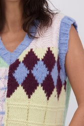 Détail de Débardeur tricoté multicolore de Pieces pour Femmes