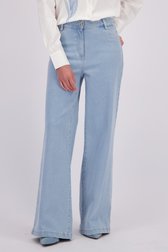 Vidéo de Jean bleu clair à coupe large de D'Auvry Studio pour Femmes