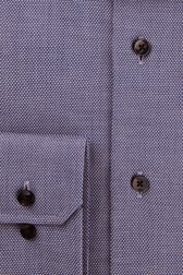 Donkerblauw, fijn gestipt hemd - Slim fit van Michaelis voor Heren